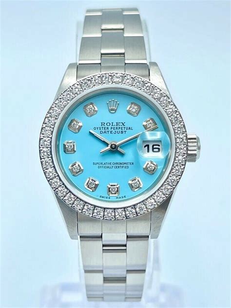 tiffany blue rolex women's|tiffany blue rolex price.